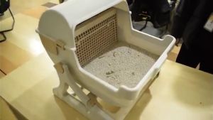 Cat toilet extra large semi-automatic semi-enclosed litter semi automatic (semi auto) quick cleaning luxury cat litter Pan
