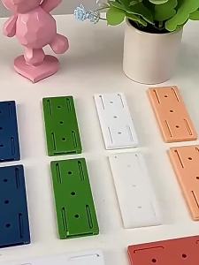 4-8pcs Wall Mount Power Strip Holder Punch FreeSelf Adhesive Desktop Socket Holders Cable Wire Management Home Organizer Rack
