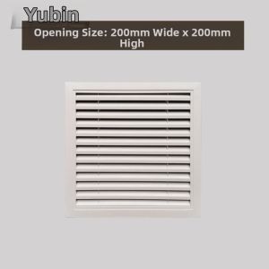 YUHANZHE | White Aluminum Ventilating Louvers for Grilling