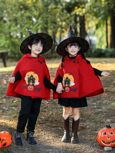 Boys and Girls Harry Potter Cospaly Halloween Childrens Costume Magic Robe Baby Cotton Padded Thickened Cloak.