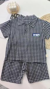 Cotton kid clothing sets boys  Children clothes Short sleeves set