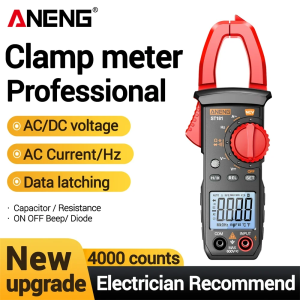 ANENG | ANENG CM83 Clamp Multimeter 4000 Counts AC/DC Current Voltage Capacitance NCV Detection CAT III Electric Maintenance Tool