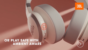 【1 Year Warranty】True AncJBL Headphones Live 660NC Wireless Over-Ear Headphones with Built-in Microphone For Phone/PC Gaming Headset Hifi Audio 360 Stereo Sound