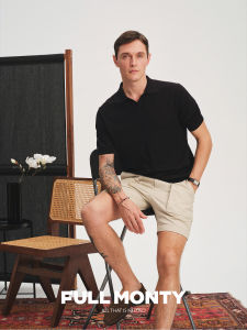 Black V Neck Business Casual Pure Cotton T-Shirt