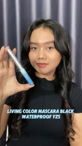 YZS Mascara Living Color Waterproof Hitam Maskara Pelentik & Penebal Bulu Mata Tahan Lama
