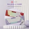 AJAZZ AK680 65% Bàn Phím Cơ Không Dây Có Đệm Trao Đổi Nóng Bàn Phím Chơi Game Tùy Chỉnh Cho Máy Tính Laptop Đèn Nền Nhiều Màu. 