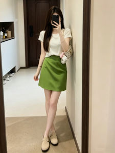Ge·an·fei | Summer 2026 New Set Short Sleeve T-Shirt and A-Line Skirt