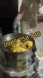 Nồi hấp hải sản tôm ghẹ gà ủ muối nguyên con
