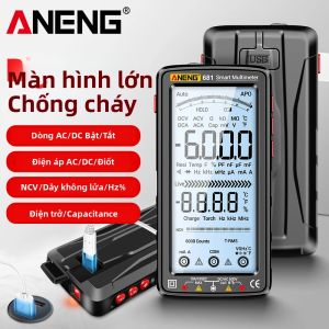 ANENG | Máy Đo Vạn Năng Kỹ Thuật Số ANENG 681 Màn Hình LCD Sạc Lại Được Đo Dòng Điện AC/DC Chuyên Nghiệp Cảm Ứng Điện Áp NCV Đo Nhiệt Độ