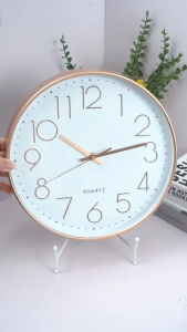 12/10/8inch Quartz wall clock Shatterproof PS Transparent Mirror wall clock modern minimalist digital wall clock living room decoration