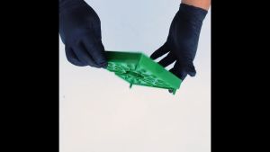 Drip Cap ถาดรดน้ำ 4 นิ้ว พร้อมตัวสายรัด 2 ตัว | มีรูสำหรับขาปักน้ำ รดน้ำสะดวก ไม่หกเลอะเทอะ