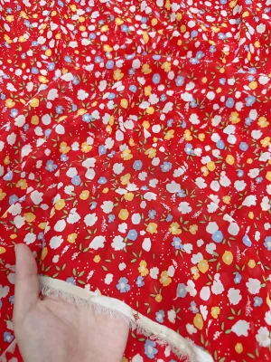 Vải Voan Chiffon voan hoa mềm rũ chuyên may Đầm Váy Áo dài Bà ba Áo lẻ [Bảng màu 1]
