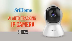 GOQ SriHome SH025 1080P Wifi CCTV IP Security Camera Night Visioncctv camera (SriHome App)