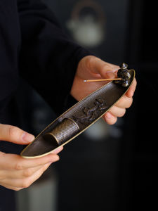 Đèn Đốt Hương Phong Cách Trung Hoa Zen Câu Cá Hương Cọ Dùng Trong Nhà Nhỏ Trang Trí Đèn Đốt Hương Gỗ Đàn Hương Đèn Đốt Hương Bằng Gốm Sứ