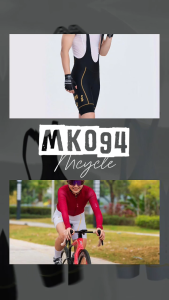 QUẦN YẾM MCYCLE MK094 bib shorts black gold NAM & NỮ