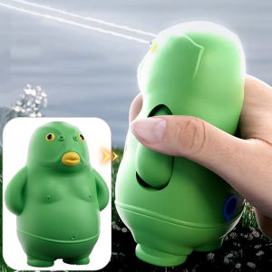Green Head Monster Squirt Toys  Kids Swimming Pool Sand Beach Toys Baby Bath Playing Spray Water Amusement Toy Gifts Water Spray Toy