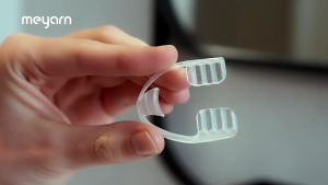 Mouth Guard Night Teeth Grinding Sleep Pelindung Gigi Bruxism Penguat Silikon Desain Ergonomis Portabel Higienis FA