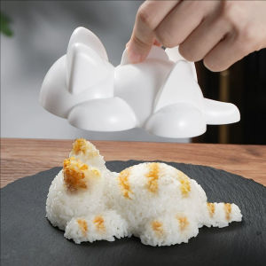 YESPERY Cute Sushi Tools Creative Cat Shape Rice Molds Kids Rice Mashed Potato Pumpkin Mash Baking Supplies Kitchen Gadgets