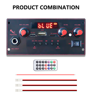 Bảng Giải Mã Âm Thanh Bluetooth 5.0 2x10W Với USB TF FM Hỗ Trợ Chức Năng Phát Lại Thư Mục Ghi Âm Chức Năng Gọi Điện 3.7V-5V