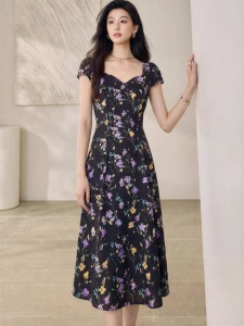Roey s house | Đầm Hẹp Waist Tay Bồng Elegance Cho Mùa Hè Đi Hẹn