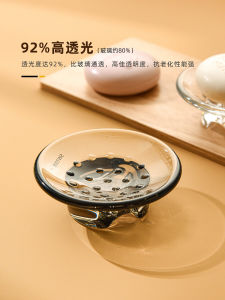 Handmade Soap Dish Black Bathroom Home Use Soap Box Fall Resistant Luxury Soap Holder European Style Pure Color for Everyone