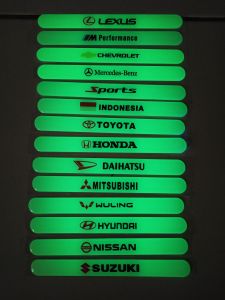 Door Guard Pintu Mobil Luminous Glow in the Dark per set = 4pcs / keping