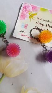 Móc khóa hình 2 cầu gai dễ thương MK9