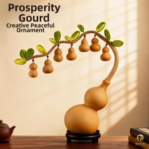 BINYUE | Handwoven Natural Calabash Decorative Item