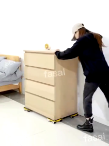 ชุดขนย้ายเฟอร์นิเจอร์ ชุดขนย้าย ล้ออเนกประสงค์ 4 ล้อ + 1 เพลา ช่วยยกของหนัก แม่แรงแม่แรง แม่แรงขนย้ายตู้ รับน้ำหนักได้ 500 กก. Furniture Lifter Heavy Duty Furniture Mover Transport Moving