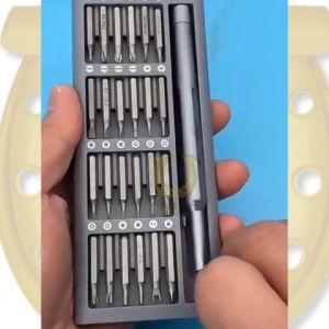 Obeng Set Premium 24 in 1 Magnetik Baut Kecil - Obeng Kecil Set - Obeng Elektonik - TapalKuda Jember