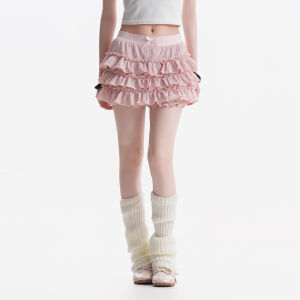 zuocisankon | Puffy Layered Skater Aesthetic Summer Slim Fit Half Skirt