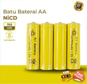 Baterai NiCd NiMh Isi Ulang AA AAA 12V: Pilihan Tepat untuk Alat Rumah Tangga & Kesehatan