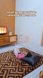 KARPET COSMO 190x220cm - Karpet Malaysia Kamar Bulu / Karpet Busa Lantai Aesthetic