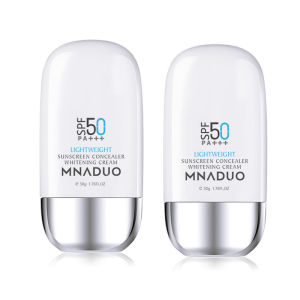 Kem Chống Nắng Chống Mồ Hôi Chống Thấm Nước MNADUO SPF50 PA+++ Kem Che Khuyết Điểm Dưỡng Trắng Da Nhẹ Nhàng Cho Tập Luyện Quân Sự