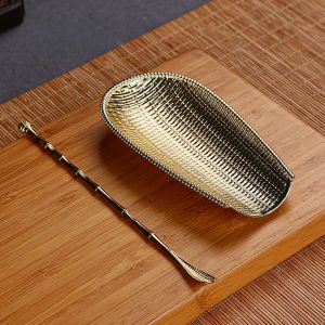 Bộ Xẻng Pha Trà Bằng Hợp Kim Thủ Công Thiết Kế Độc Đáo Dụng Cụ Lấy Hạt Cà Phê Truyền Thống Kung Fu Phụ Kiện Muỗng Trà.