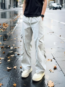 Quần Ống Đứng Nhanh Khô Cho Nam Mùa Hè Phong Cách Mỹ Quần Leo Núi Thể Thao Quần Ống Rộng Cạp Vừa Quần Công Sở Thường Ngày