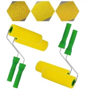 4/8inch Wall Paint Roller Brush Portable Sponge Painting Roller with Handle Roller Brush Paint Portable for Wall Painting Tool