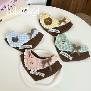 Adorable Pet Bandana Doggie Necktie Small Medium Dog Scarf Decoration Cute Pet Mouth Towel Collar Triangle Shawl for Dogs