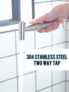 two-way toilet spray set with high-pressure bathroom toilet faucet hose bathtub faucet bathroom accessories