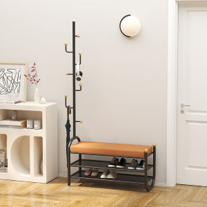 YOUJI | Entrance Shoe Changing Bench with Clothes Hanger Storage