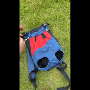 Địu vận chuyển Chó Mèo bằng vải canvas có đệm vai mẫu mới" - Love pets shop