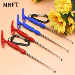 Universal Fly Fishing Knot Tying Tool with Hook Remover Quick Loop Knot Tyer Carabiner Clip - Fishing Accessory for Anglers