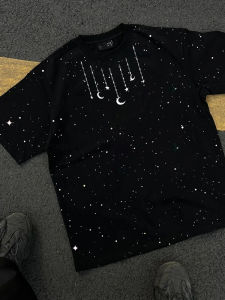 XIBAIYI | Plus Size Sparkly Short Sleeve T-Shirts