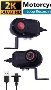 New 2K HD WiFi Motorcycle DVR Waterproof IP66 Loop Recording 170 Degree Widely Angle Camera HD Video Recorder Dash Cam