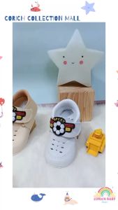 SEPATU BAYI - SEPATU BABY - SEPATU PREWALKER - A5 - SEPATU BALITA - SEPATU ANAK - ORIGINAL BRAND - CORICH BABY SHOES - BAYI USIA 0 - 11 BULAN - SEPATU SNEAKERS BAYI - BAYI BARU LAHIR - PEREMPUAN - BABY SHOES