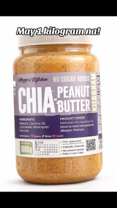 1kg Chia Peanut Butter No SUGAR-Added Diabetic-Friendly by Marics Kitchen