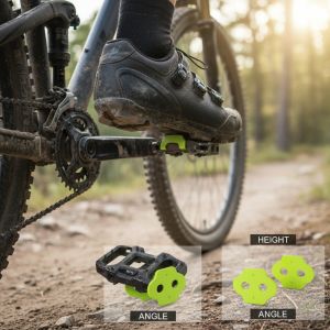 Cycling Bike Pedal Cleat Alignment Spacers Bicycle Cleat Alignment Bicycle Components & Parts for Mountain Bike