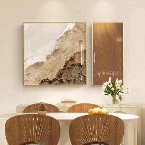 YASISHA | Wabi-Sabi Abstract Wall Art for Dining Room