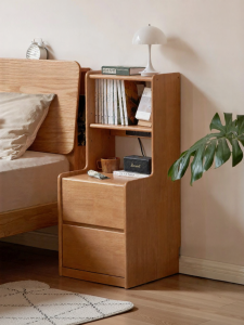 WEISHA | Multifunctional Solid Wood Bedside Table