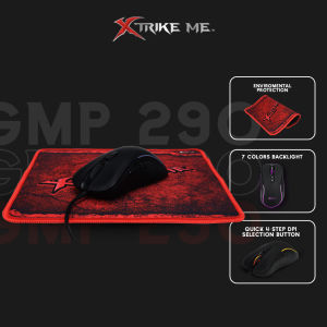 Xtrike Me Gaming Combo Mouse & Mousepad GMP-290 - Black
